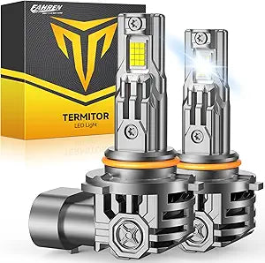 FAHREN 9005/HB3 LED Light Bulbs, 80000LM Super Bright, 6500K Cool White, 10-Year Service Lifespan, 9005/HB3 high beam 5 Min Plug and Play, Real 1:1 Designfor Stock Halogen Replacement, Pack of 2 Visit the FAHREN Store
